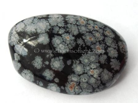 Snowflake Obsidian tumble stones